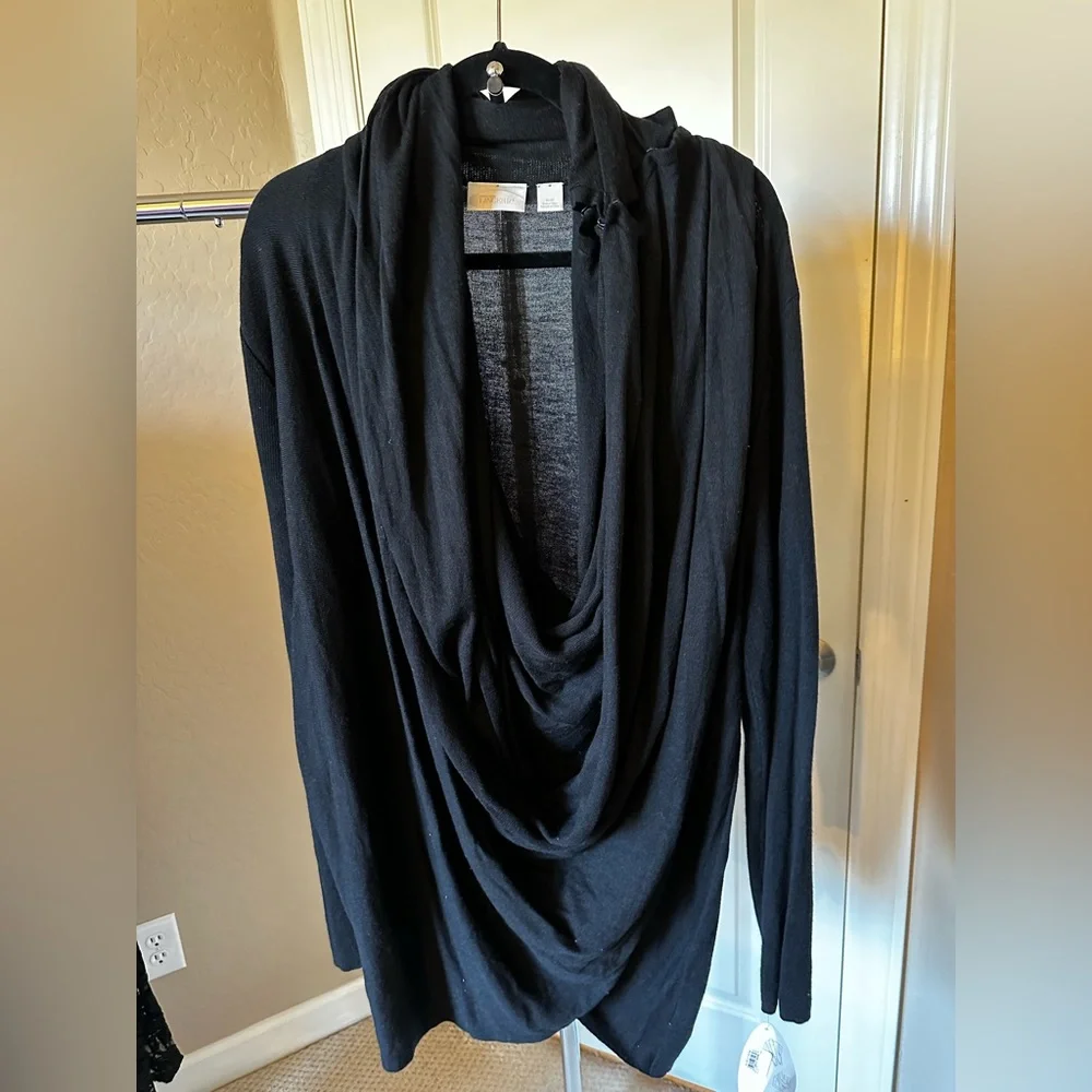 🎄NORDSTROMS 1X/2X NEW WITH TAGS CONTINUOUS DRAPE CARDIGAN - Picture 4 of 10